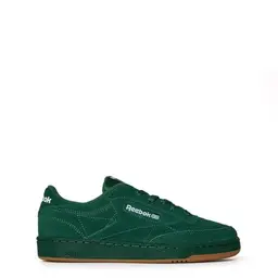 Reebok Unisex Club C 85 Sneaker in Dunkelgrün/Weiß, Größe 34.5 EU