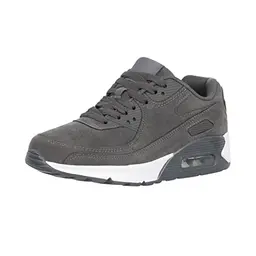 Elara Unisex Sportsneaker für Damen und Herren, Lauf- und Turnschuhe, Chunkyrayan G20-W, Größe 38, Grau