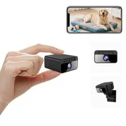 AOBOCAM Mini Kamera, WLAN 4K, 150° Weitwinkel, Drahtlose Innenüberwachung mit Bewegungserkennung und Nachtsicht