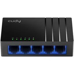 Cudy GS105D 5-Port Gigabit LAN Switch, Plug & Play Netzwerk Verteiler