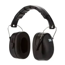 3M Kapselgehörschutz 90563E, zusammenklappbar, für Geräuschpegel 94-105 dB, schwarz