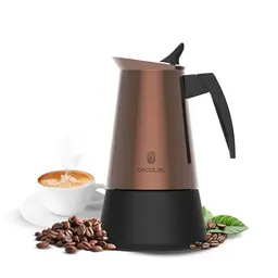 Cecotec Piccolina Kaffeemaschine 600 Bronze, 300 ml, für alle Oberflächen, elegantes Design