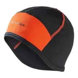 VAUDE Bike Cap, warme Helm-Unterziehmütze, winddicht, atmungsaktiv, wasserabweisend, schnelltrocknend, Glowing red, L