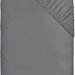 Utopia Bedding Spannbettlaken 180x200cm - Grau - 35cm Tiefe