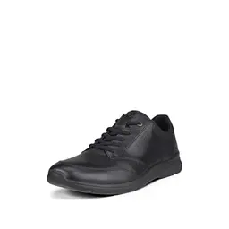ECCO Irving Sneaker Herren, bequeme Herrenschuhe aus Leder für Büro und Freizeit