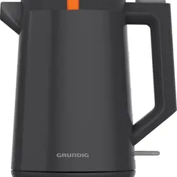 Grundig WK 5320 Wasserkocher, 2200 W, 1,7 l, Kabelaufwicklung, Grau/Terracotta