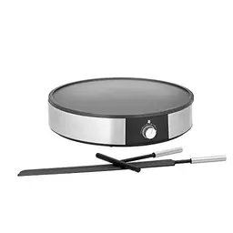 WMF Lono Crêpes Maker elektrisch, 33 cm Antihaft-Platte, mit Teigverteiler & Wender, stufenlose Temperaturregelung