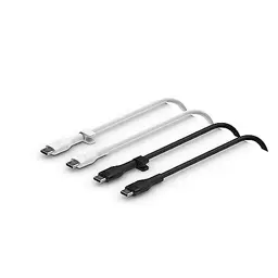 Belkin BoostCharge USB-C Ladekabel, 1 m, 2er-Pack, Schwarz/Weiß