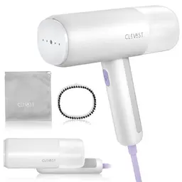 CLEVAST Faltbarer Dampfglätter, 1000W Handheld Steamer, 30s Aufheizung, 150ml Tank, tragbar für Zuhause und Reisen