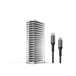 TERRAMASTER D1 SSD Pro M.2 NVMe-Gehäuse - Vollaluminium, effizient und geräuschlos, kompatibel mit USB 4 und Thunderbolt