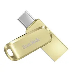 SanDisk Ultra Dual Drive Luxe USB-C 256 GB - Mobiler Speicher, 400 MB/s Lesen, Gold