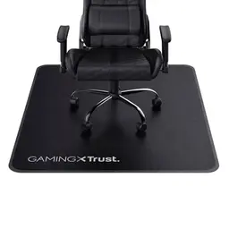 Trust Gaming GXT 715 Bodenschutzmatte 99 x 120 cm für Gaming- und Bürostühle, Schwarz