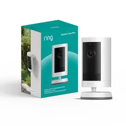 Ring Außenkamera Plus Akku (Outdoor Camera Plus) | 2K-Weitwinkelvideo | Kabellose Überwachungskamera | 30 Tage Gratisring-Abo