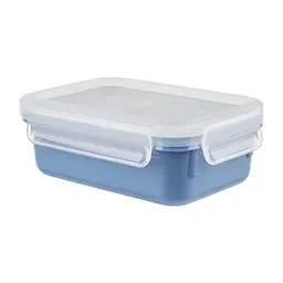 Emsa Clip & Close Frischhaltedose 0,55L - 100% auslaufsicher, BPA-frei, Aqua Blau