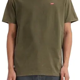 Levi's Herren Original Housemark T-Shirt, Olive Night, XL