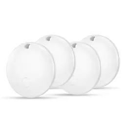 Android GPS Tracker 4-Pack - Smart Tag für Apple und Google, Wasserdichter Bluetooth-Schlüsselfinder für Geldbörse und Gepäck