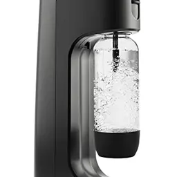 Aqvia Balance Wassersprudler mit BPA-freier Flasche - Schwarz
