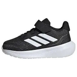 adidas RUNFALCON 5 Unisex Kinder Schuhe, Schwarz/Weiß, 35 EU
