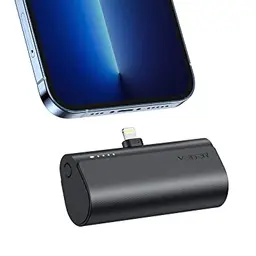 VEGER 5000mAh Power Bank, 20W PD Mini Powerbank für iPhone 13/12/11 und mehr, schnelles Aufladen