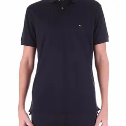 Tommy Hilfiger Herren Poloshirt Kurzarm Blau, XL
