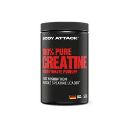 Body Attack 100% Pure Creatine - 500 g Pulver - Reines Kreatin für optimale Leistung