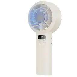 LUXVANO Handventilator, tragbar, 120 Stufen, USB, Akku 3000mAh, ideal für Reisen, Büro, Zuhause