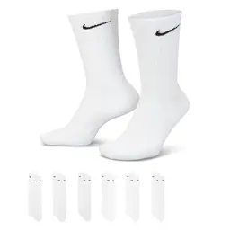 Nike Herren Everyday Cushion Crew Socken, 6er Pack, Weiß/Schwarz