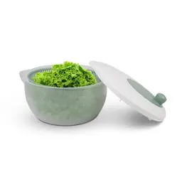 Pro Home Salatschleuder 4L - BPA-frei, 3-in-1: Schleuder, Sieb und Schüssel