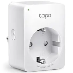 TP-Link Tapo P100 WLAN Smart Steckdose - App gesteuert, kompatibel mit Alexa & Google Home, Fernzugriff, Mini, Weiß