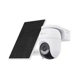 EZVIZ 4MP PTZ Überwachungskamera mit Akku, WLAN, 360° Überwachung, Nachtsicht, KI-Erkennung, 2-Wege-Audio, CB8 Lite mit Solarpanel