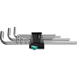 Wera 950 L/9 SM N Winkelschlüsselsatz, metrisch, 9-teilig