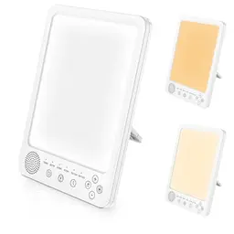 Tageslichtlampe mit 3 Farbtemperaturen und 10 Helligkeitsstufen, UV-frei, Touch-Control, mit Timer, Energieklasse A