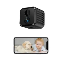 Mini Kamera, 4K HD WLAN Überwachungskamera für Innenraum mit Nachtsicht und Bewegungserkennung