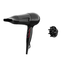 Rowenta x Karl Lagerfeld Haartrockner CV591L, 2100 Watt, Schwarz/Rot, 6 Einstellungen