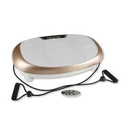 VITALmaxx Vibrationstrainer mit 30 Stufen und LCD-Display | Ganzkörpertraining zu Hause mit Expander und Fernbedienung