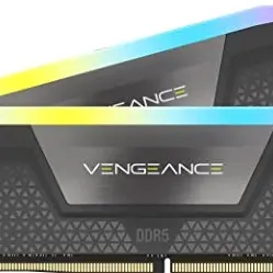 CORSAIR VENGEANCE RGB DDR5 RAM 32GB 6000MHz - Grau (CMH32GX5M2B6000Z30K)