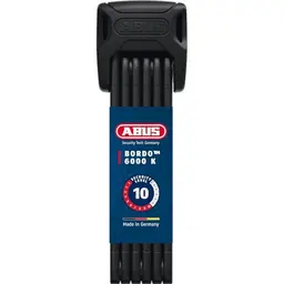 ABUS Bordo 6000K Faltschloss mit SH-Schlosshalter - Sicherheitslevel 10, 90 cm