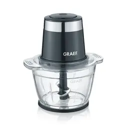 GRAEF Multi-Zerkleinerer CH502 Schwarz – Ideal zum Hacken von Obst und Gemüse