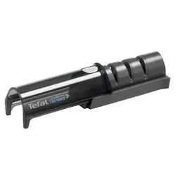 Tefal Ice Force Messerschärfer, 3-Schritte-Schleifprozess, gut für Edelstahlmesser, platzsparend, Schwarz