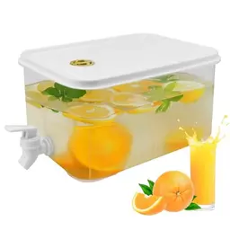 HEKOBAG 5L Getränkespender mit Zapfhahn für Kühlschrank - Ideal für Getränke und Obst