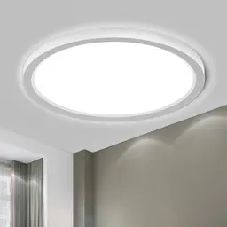 LQWELL® Runde LED Deckenleuchte, 18W 6000K Wasserfest, Modern Flach für Wohnzimmer, Bad, Schlafzimmer, Küche