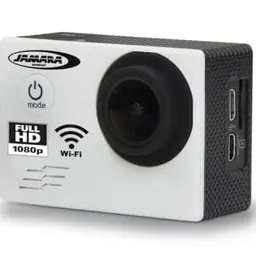 JAMARA Camara Full HD Pro WiFi V2 - 16MP, wasserdicht bis 30m, inkl. Halterungen, weiß