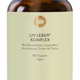 SUNDAY NATURAL® Mariendistel Artischocke Löwenzahn Komplex - 180 vegane Kapseln - Hochdosierter Leber-Komplex