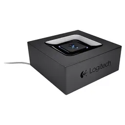 Logitech Bluetooth Audio-Empfänger, kabellos, 3,5 mm & Cinch, 15 m Reichweite, EU-Stecker, für PC, Mac, Tablet, Handy, Receiver, Stereo, Schwarz