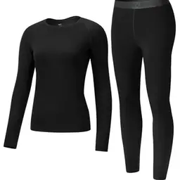 Gagli Damen Thermounterwäsche Set, Ultraweiche Funktionsunterwäsche, Thermoshirt und Leggings für Frühling