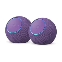 Amazon Echo Dot Max (neueste Generation) mit Alexa, Raumklang & Smart-Home-Hub, Amethyst, 2er Pack