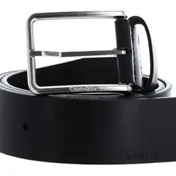 Calvin Klein Herren Gürtel Warmth 40mm Leder Schwarz 95