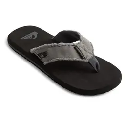 Quiksilver Herren Flip-Flops Monkey Abyss, Grau, Größe 39