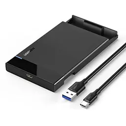 UGREEN 2,5 Zoll Festplattengehäuse USB C 3.2 für SSD und HDD, werkzeugfreie Montage