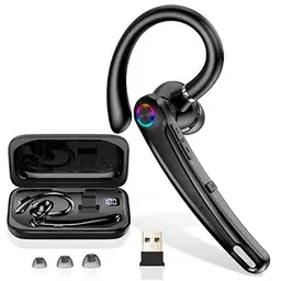 Bluetooth Headset V5.4, kabelloses Freisprech-Headset mit Doppelverbindung & bis zu 115 Std Laufzeit